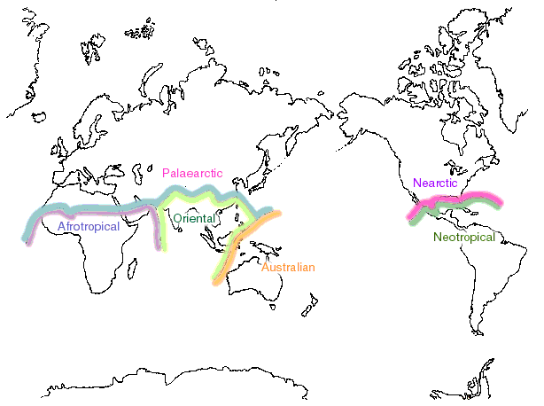 Map of World Geographic Regions